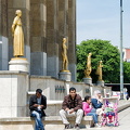 Gilded statues at the Palais de Chaillot